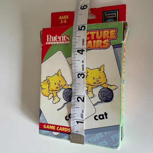 Learning Horizons Parents Magazine Picture Pairs 50 Game Cards - Picture 8 of 8